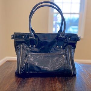 LONGCHAMP Rodeo Luxe Patent Leather Tote